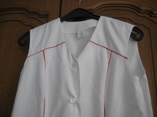 Damenkasack/ Kittel/ Schürze /Hauskleid Gr. 46 TOP ZUSTAND! - Bild 2 von 6