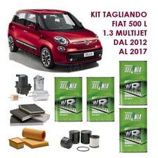 KIT TAGLIANDO PER FIAT 500 L 1.3 MULTIJET 85CV DAL 2012 AL 2017 COD. MOTORE 199B