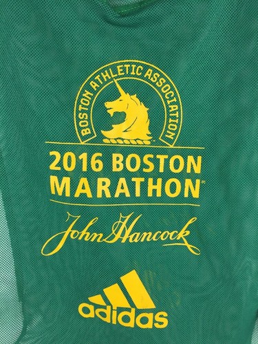 Adidas 2016 Boston Marathon Green Employee Vest - Created For Film Patriots Day - Picture 2 of 7