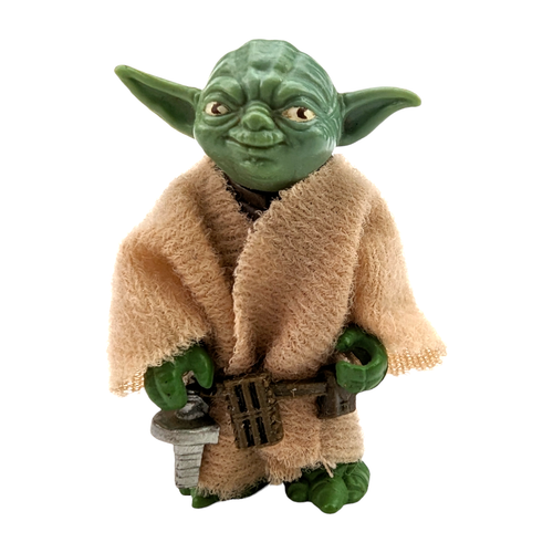 Star Wars Vintage 1980 Kenner Yoda Pacman Eyes Smile C 8.5 100% originale