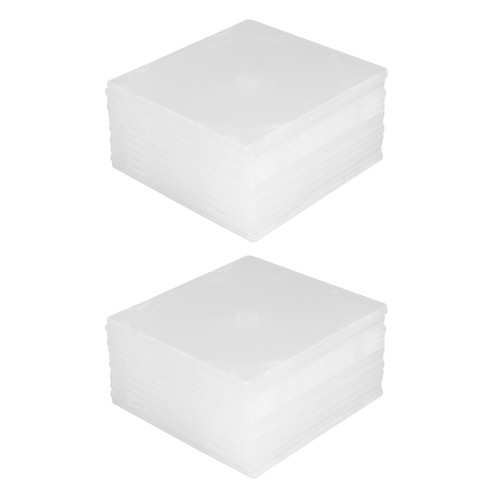 3 Count Dvd Box Clear Cd Holder Case Storage Organizer for Discs - 第 6/12 張圖片