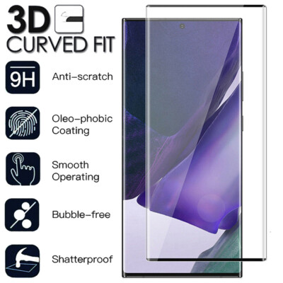2X  Samsung Galaxy Note 20 Ultra Note 10 Plus 9 Tempered Glass Screen Protector
