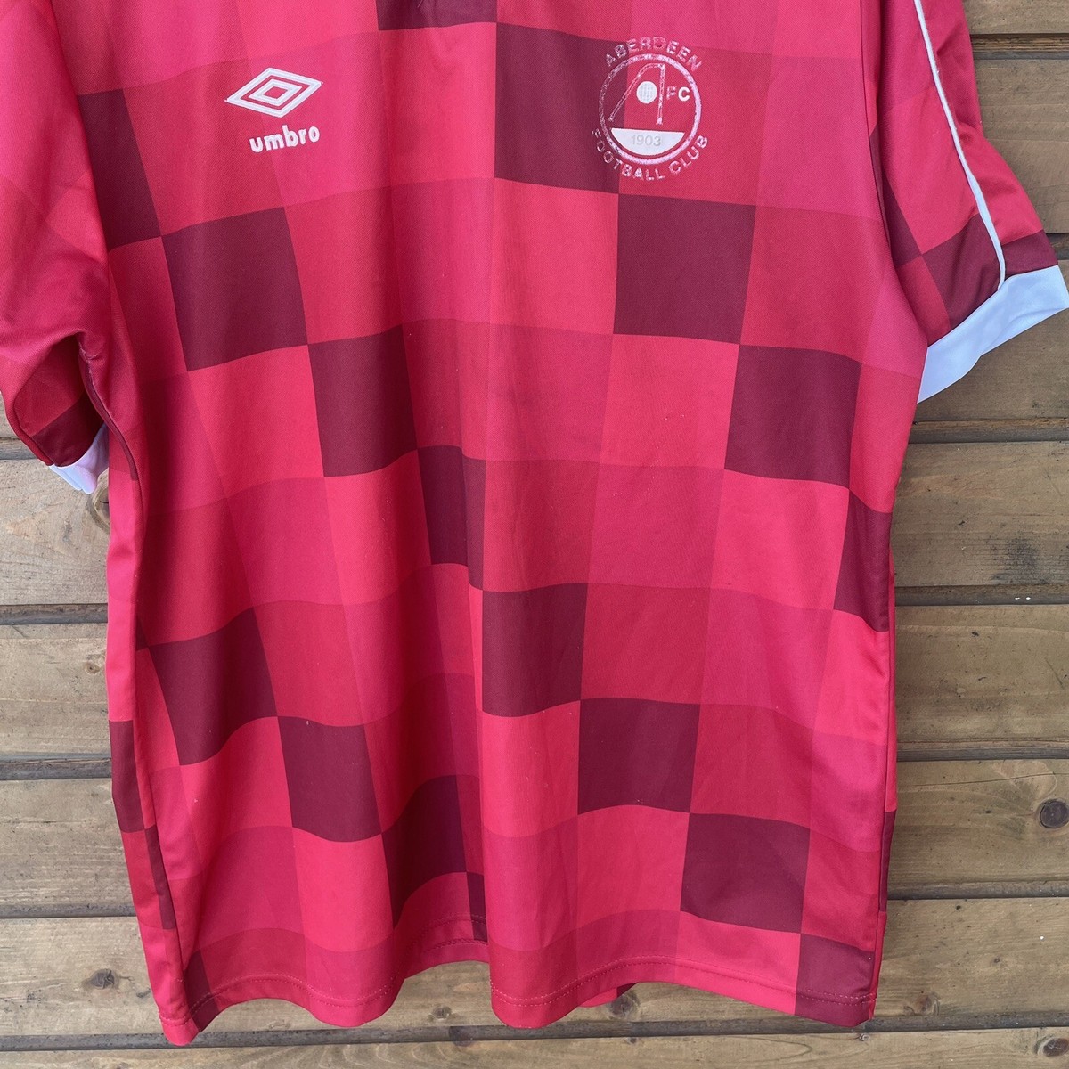 Vintage Rare Aberdeen 1987 1990 Home Football Shirt Soccer Jersey