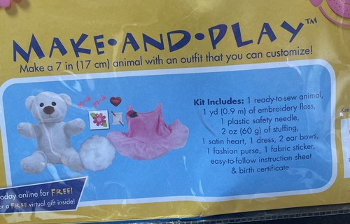 BUILD A BEAR WORKSHOP BALLERINA BEAR STUFF & PLAY - Picture 3 of 3