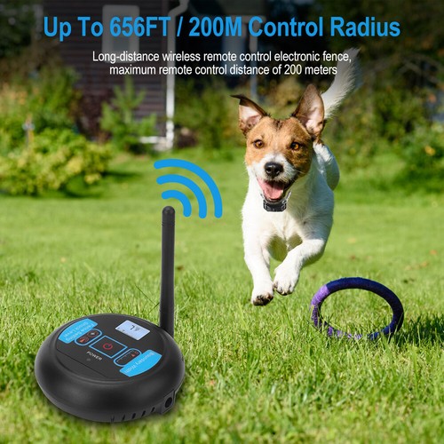 Wireless Dog Electric Collar Shock Pet Containment System Fence For Dogs Collars - Picture 14 of 20