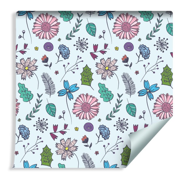 10M Vlies Tapete Rolle Kinderzimmer Blumen BläTter Pflanzen Natur Xxl 958-image