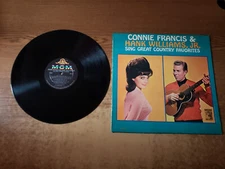1960s EXCELLENT CONNIE Francis /Hank Williams JR. Sing Great Favorites 4251 LP33