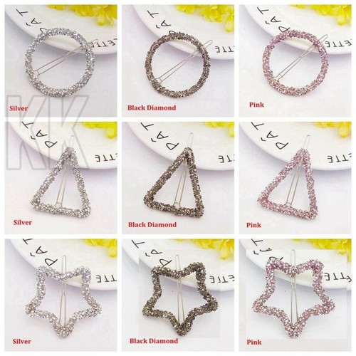 Fermaglio per capelli triangolo geometrico moda - cerchio luna gioielli matrimonio - 4 forme - Foto 50 di 83