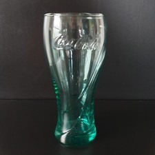 Coca-Cola Coca Cola Sammelglas grün türkis