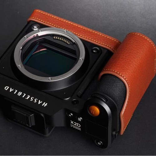 Handmade Real Leather Bag Cover Insert Camera Half Case For Hasselblad X2D 100C - Picture 30 of 30