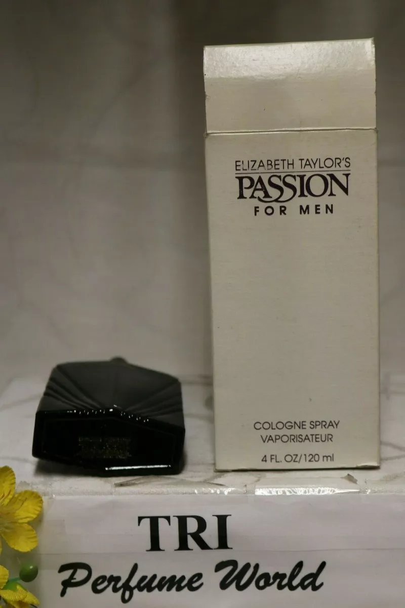Elizabeth Taylor PASSION for Men Cologne Spray 4.0 fl. oz. White Box