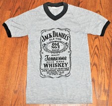 Jack Daniels Old Time 7 Tennessee Whiskey T-Shirt - Size Small - Vintage