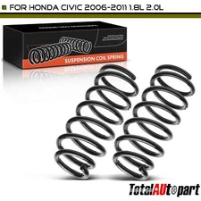 2Pcs Coil Spring for Honda Civic 2006-2011 L4 1.8L 2.0L Rear Left & Right Side