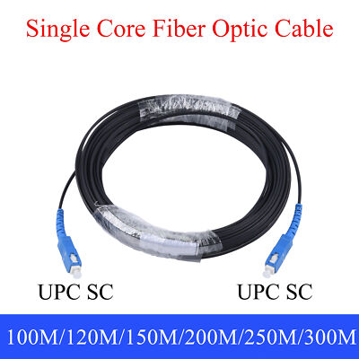 100M-300M Fiber Optic Patch Cord UPC SC-SC Single Mode Simplex Outdoor Extension