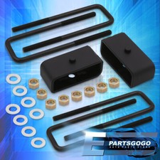 For 95-23 Toyota Tacoma 2wd 4wd Black 2 Rear Leveling Lift Kit Blocks U-bolt For 95-23 Toyota Tacoma 2wd 4wd Black 2 Rear Leveling Lift Kit Blocks U-bolt