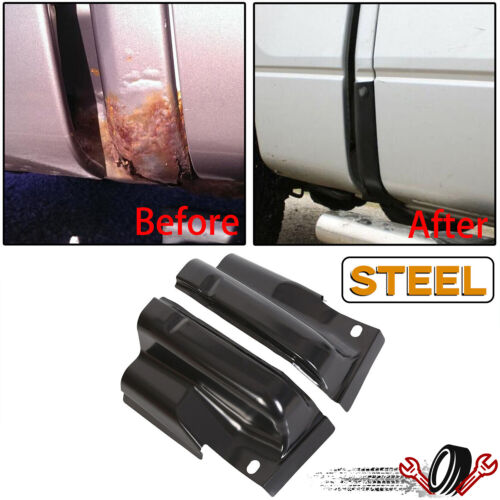 Pair Steel Outer Cab Corners For 2009-2014 Ford F-150 Pickup 4 Door Crew Cab - Picture 15 of 15