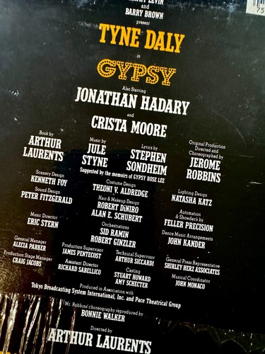 TYNE DALY SEALED LONGBOX CD GYPSY BROADWAY CAST PROMO HYPE STICKER SONDHEIM LP - Picture 5 of 8