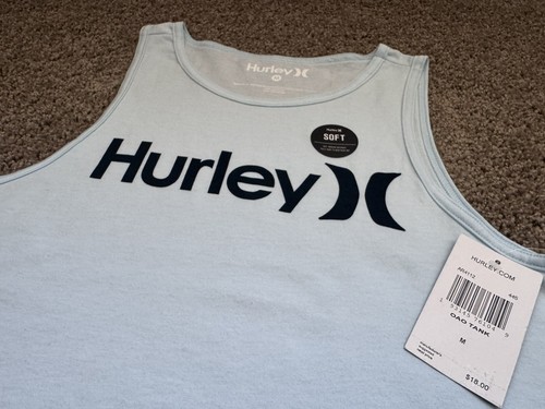 BRAND NEW HURLEY BOY'S YOUTH TANK TOP T-SHIRT TSHIRT M MEDIUM 10/11 yrs. BLUE - Picture 3 of 8