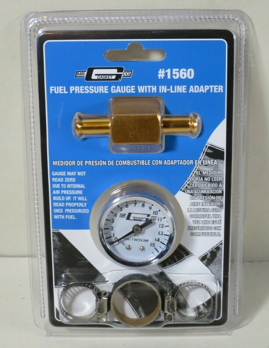 Mr. Gasket Fuel Pressure Gauge 1560 Mr. Gasket Fuel Pressure Gauge 1560