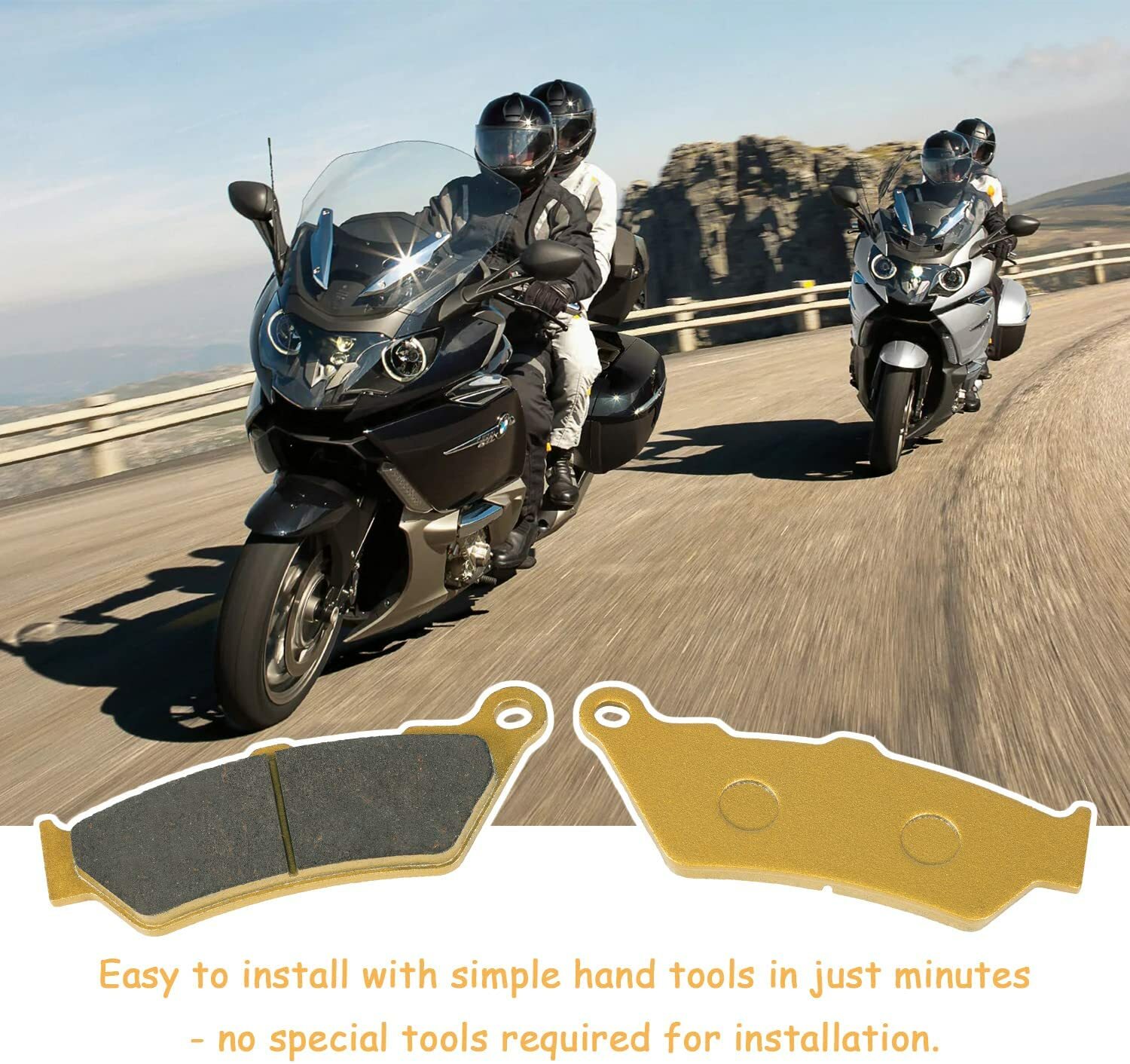 Front & Rear Brake Pads FA209 Fit for Triumph Victory BMW R1200GS K1600