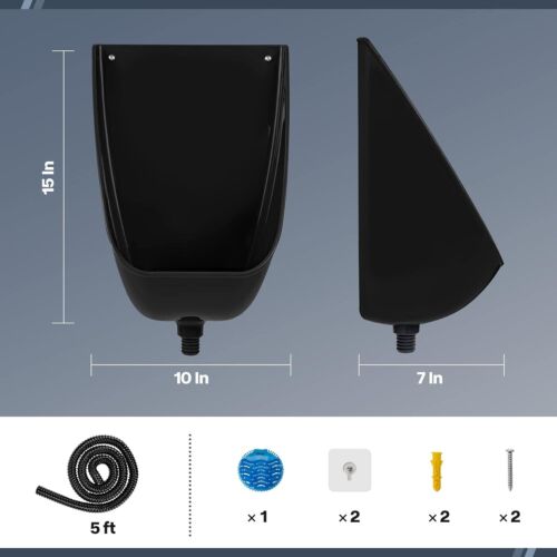 Plastic Urinals For Men,Black,Urinals For Men,Urinal,Male Urinal,Urinals,Outd... - Picture 8 of 8