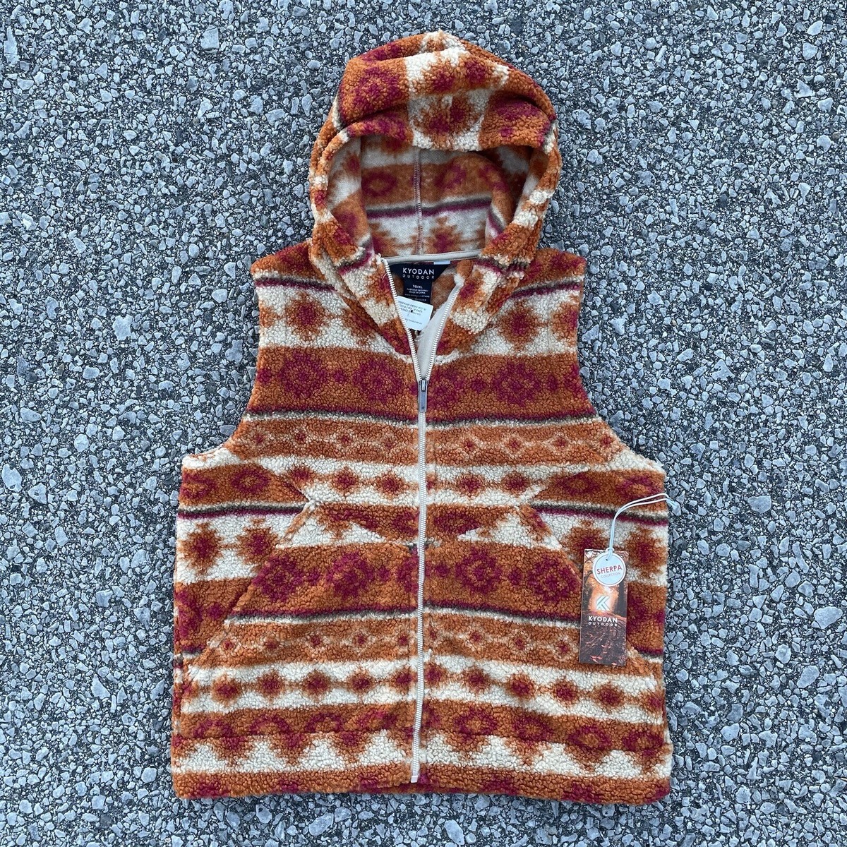 トップス Hooded Short Vest - Flight Satin(Brown) STS3895-ladies-adalyn-vest-