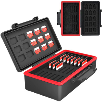 Memory Card Case Holder Storage Organizer for SD CFexpress Type A Micro SD TF