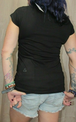 Eleven Paris Wonder Woman Black Life Is A Joke Jersey Tee Shirt XS, NWT, Rare - Picture 3 of 3