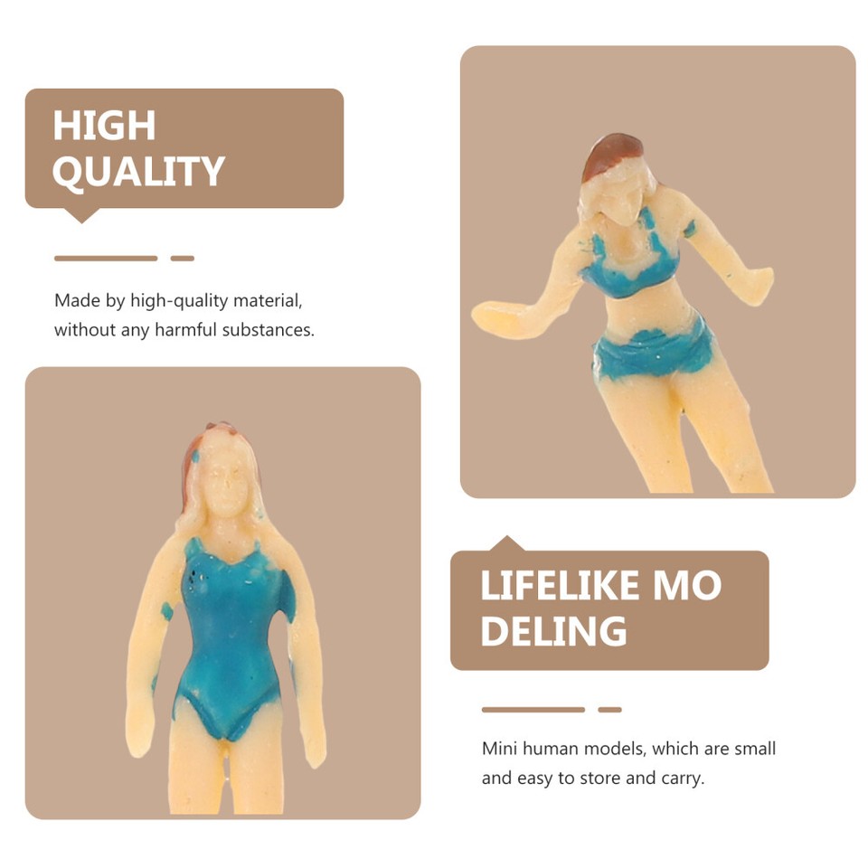 2 Count Sand Table Character Doll Model Accessories Human eBay