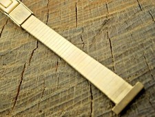 Vintage Watch Band JB Champion USA Gold Filled Sliding Clasp NOS Unused 14mm