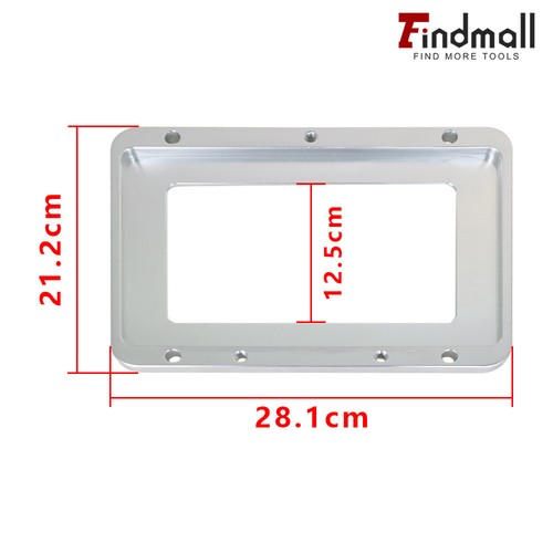NEW 551181 Universal Aluminum Billet Battery Tray Hold Down Relocation Box Mount - Picture 5 of 10