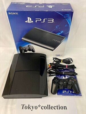 SONY PlayStation 3 PS3 CECH-4300C Charcoal Black 500GB Game Console Full  Box F/S | eBay