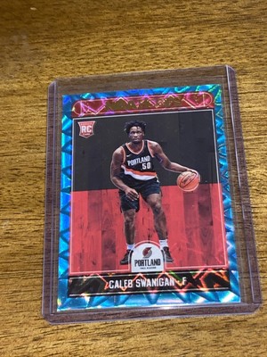 Panini NBA Hoops Caleb Swanigan #275 Teal Explosion Rookie Card | eBay