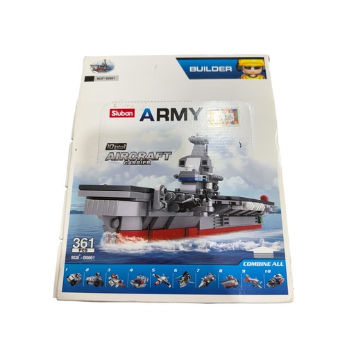 Sluban Kids Army Aircraft Building Blocks 361 Pcs set Building Toy - Picture 1 of 5