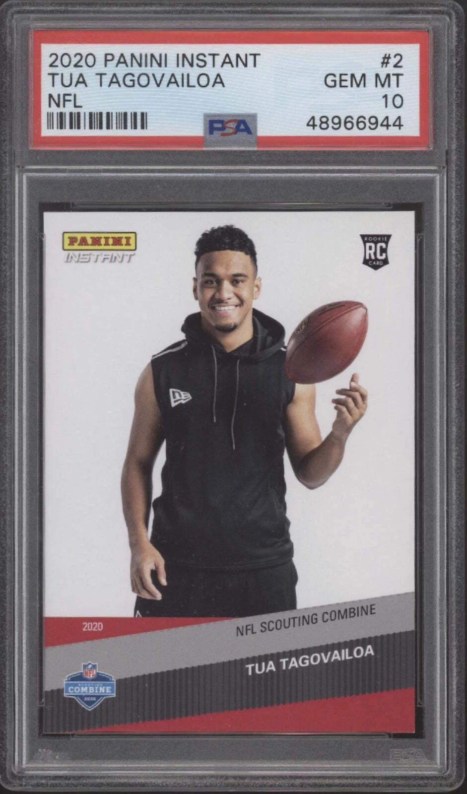 Tua Tagovailoa Panini Instant NFL #2 Base