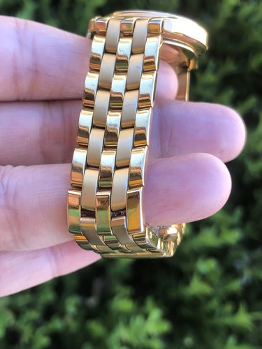 Authentic Gucci Gold Tone Stainless Steel 5400L Wrist Watch White Dial - Picture 10 of 24