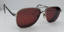 Vintage Zimco Benz Gunmetal Pilot Metal Sunglasses FRAMES ONLY