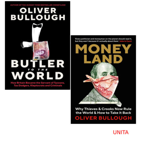 Oliver Bullough 2 Books Collection Set (Moneyland, Butler to the World) PB NEW - Picture 1 of 4