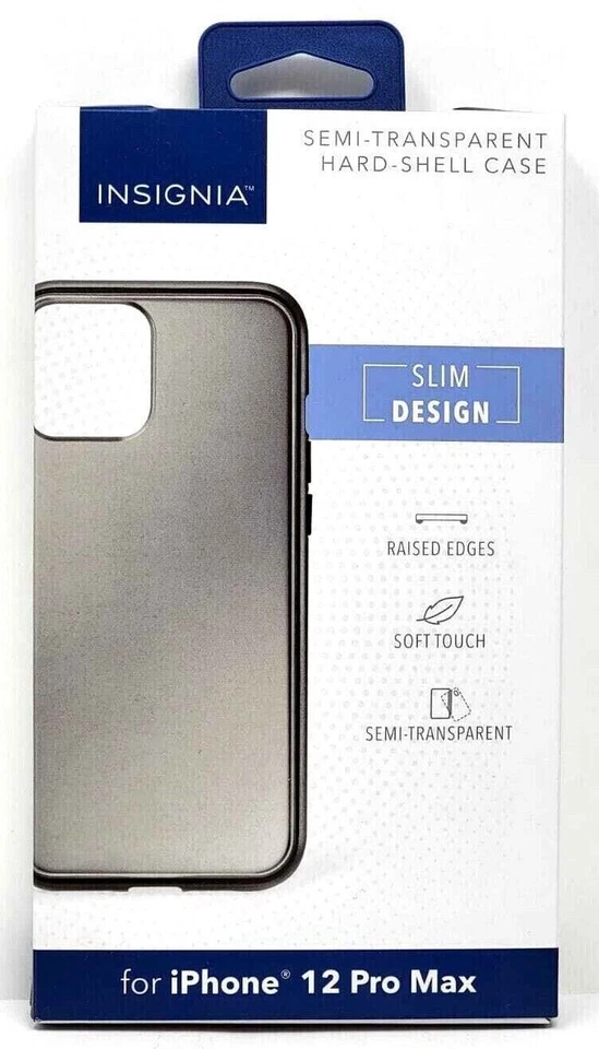 Apple iPhone 12 Pro Max Luxury Durable Hard-Shell Phone Case Dark - Smokey/Gray - Изображение 4 из 4