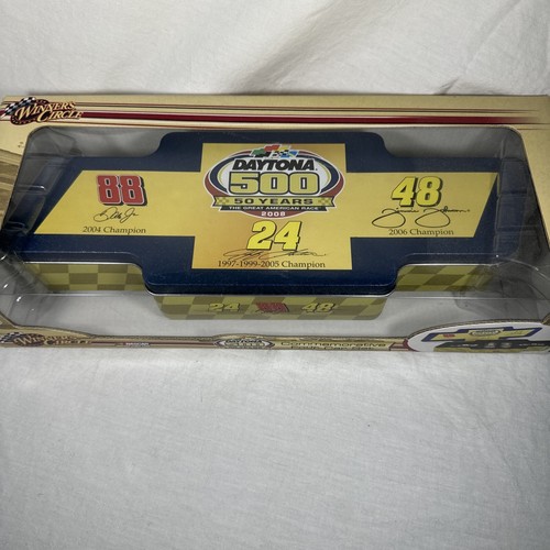 2008 Daytona 500 50 Years 4 car set Anniversary Tin 1:64 scale Winner's Circle - Picture 2 of 5