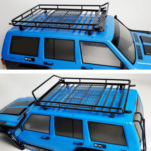 RC Car Metal Roof Rack Luggage Bracket For Axial SCX10 90046 Wrangler - Picture 11 of 14