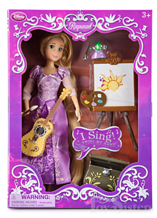 Disney Rapunzel Singing 11” Deluxe Doll Play Set Guitar Disney Rapunzel Singing 11” Deluxe Doll Play Set Guitar