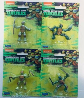 4 Teenage Mutant Ninja Turtles Michelangelo Donatello Raphael Leonardo BOGO