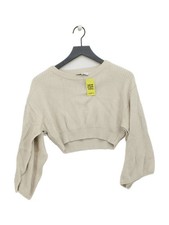 House Of CB London Women's Jumper XS Cream Polyester