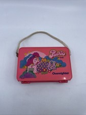 Vintage 1982 Poochie for Girls Overnighter Pink Plastic Case Box Purse