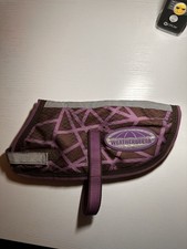 Weatherbeeta Dog Coat 30cm 12  Brown  Purple Winter Warm Waterproof Reflective