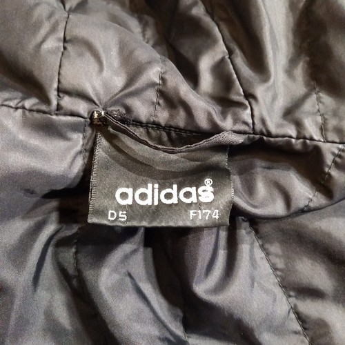 VINTAGE 1990'S ADIDAS MENS BLACK/RED/GREY HOODED TRACK JACKET WINDBREAKER SIZE M - Picture 10 of 16
