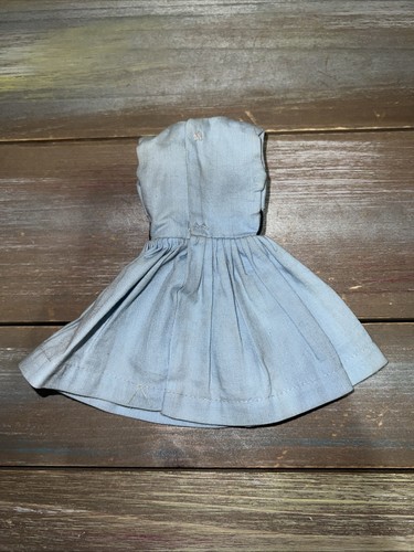 1960’s Vintage Ideal Tammy Family Doll Blue Shirtwaist Dress 9241-1 - Bild 2 von 3