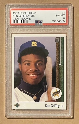1989 Upper Deck - #1 Ken Griffey Jr. rookie - PSA 8 Near Mint/Mint