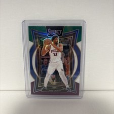 Joel Embiid 2024-25 Panini Select Tri-Color Prizm Philadelphia 76ers #6